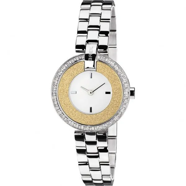 Orologio Donna BREIL BREILOGY TW1444 Bracciale Acciaio Gold Dorato Swarovski