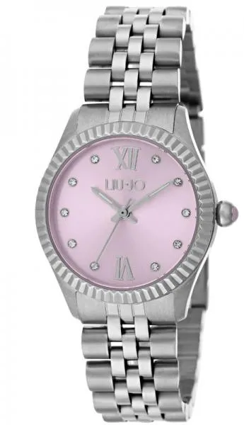 Orologio Donna LIU JO Luxury TINY TLJ1135 Bracciale Acciaio Rosa Swarovski