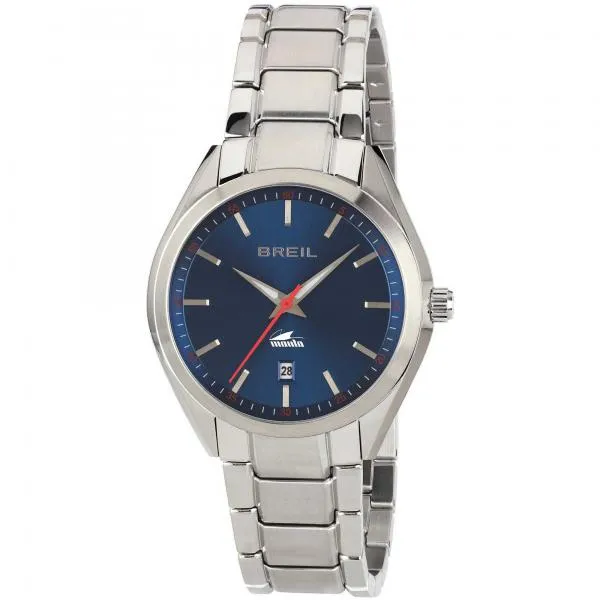 Orologio Uomo BREIL MANTA CITY TW1635 Bracciale Acciaio Blu Sub 100mt