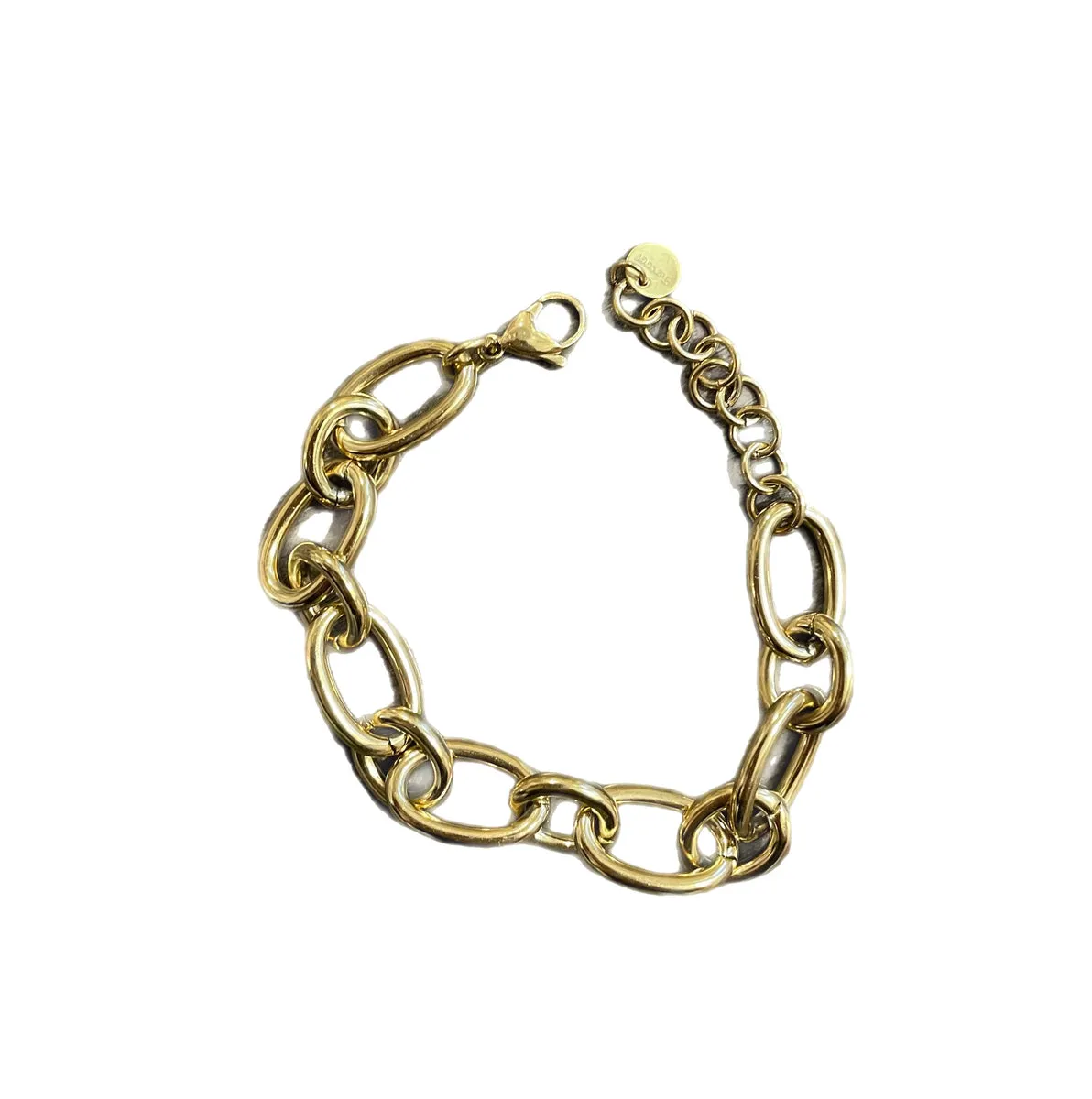 Bracciale  Ambra  catena anelli due varianti colore