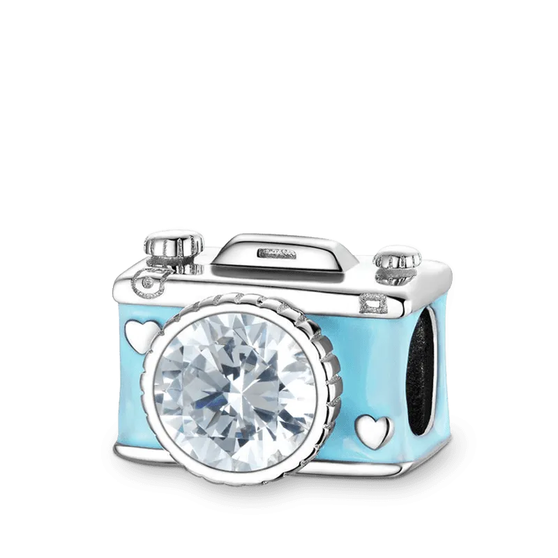 Charm Camera in Argento S925