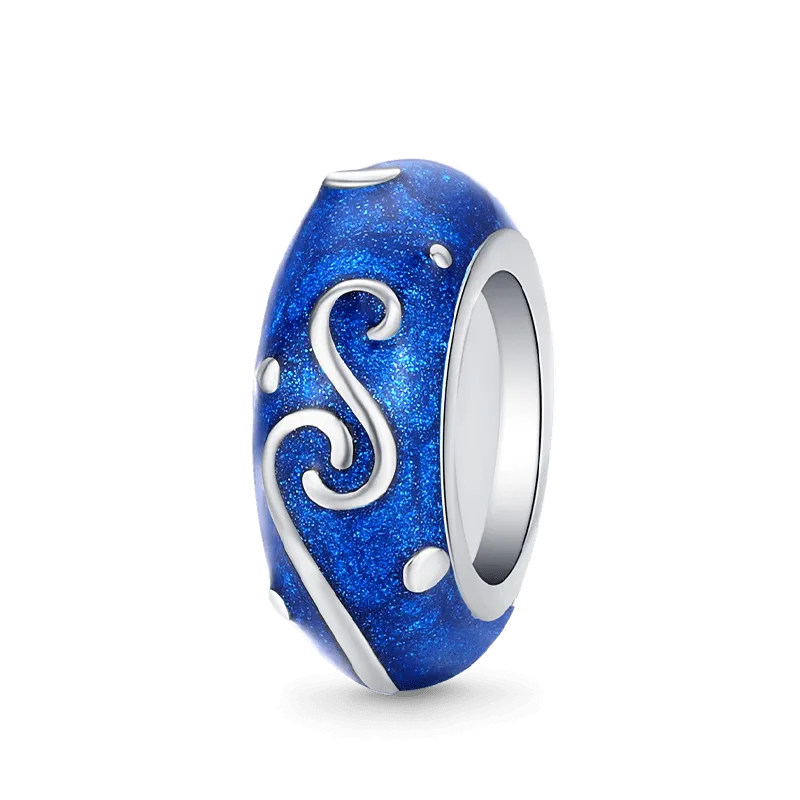 Stopper Cielo Stellato Romantico in Argento S925 Per Bracciale da Donna