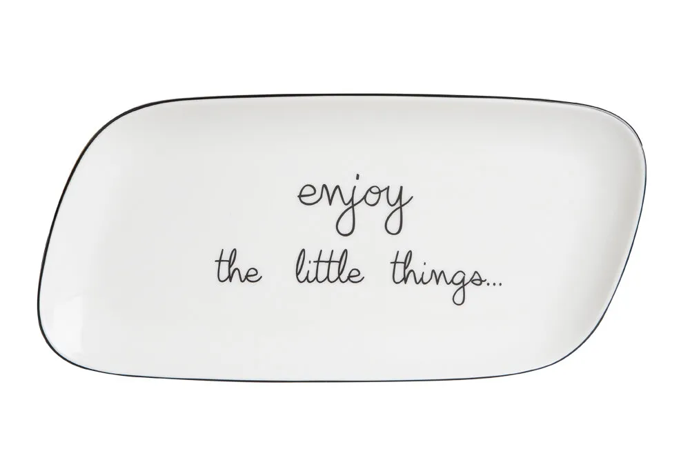 HOPE Porzellan Servierplatte 16x32 cm Porland