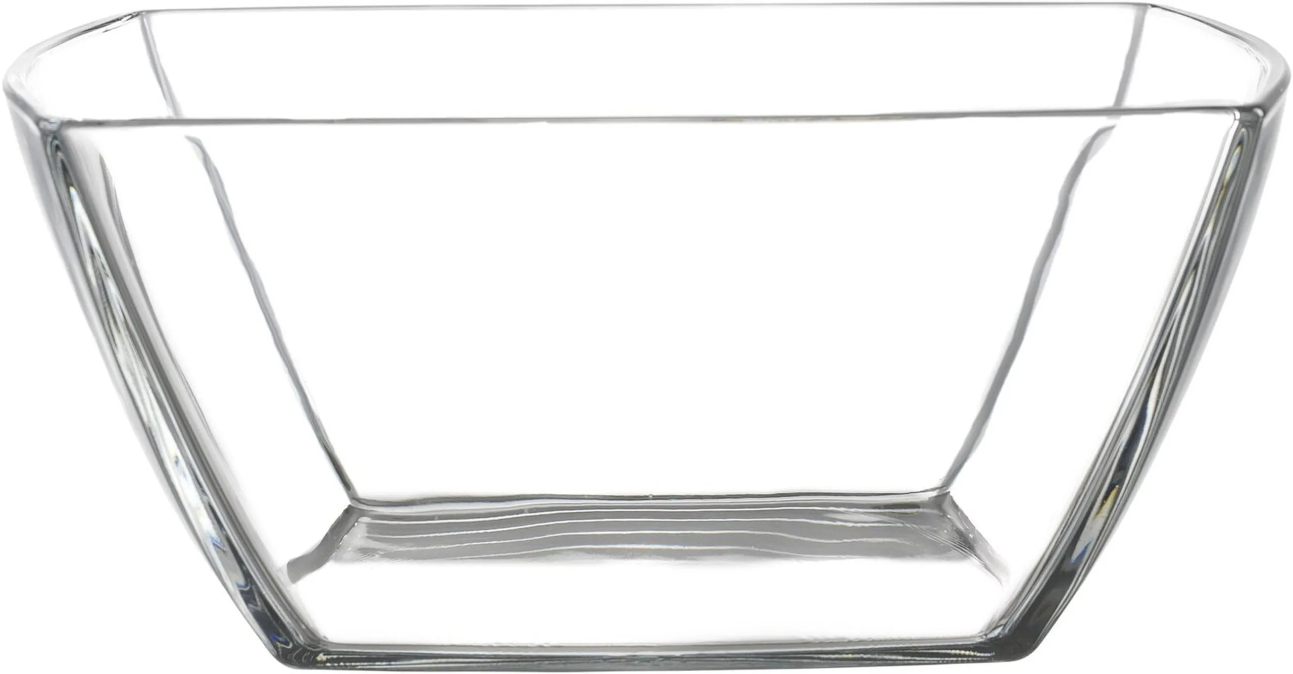 Berlin Glasschale tief 3,6 Liter Transparent Glas 24 x 24 cm