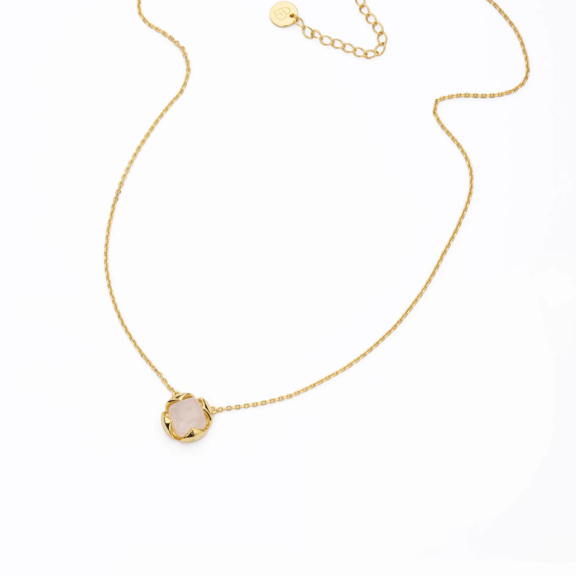 Collana bocciolo gold argento 925 BARBIERI
