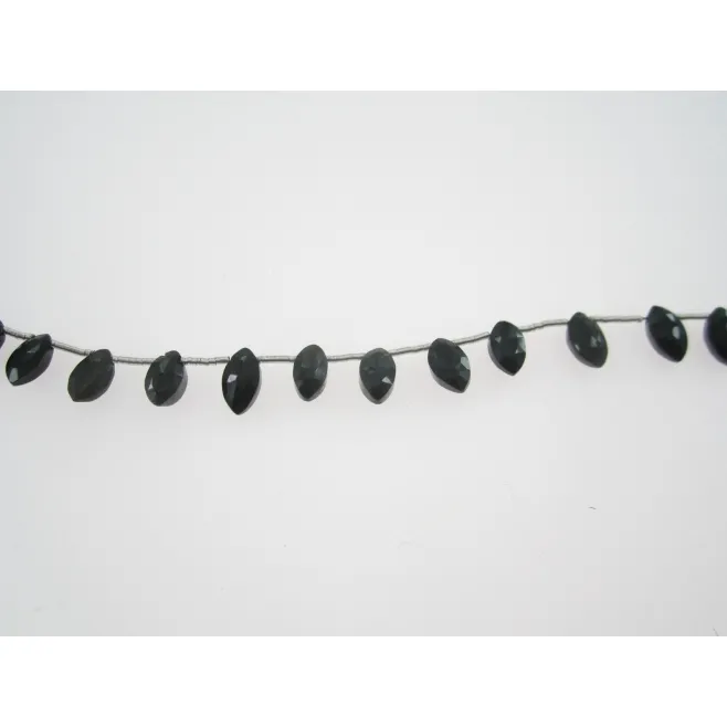 7 PIETRE IN ONICE OVALE SFACCETTATA 9X5,5 MM