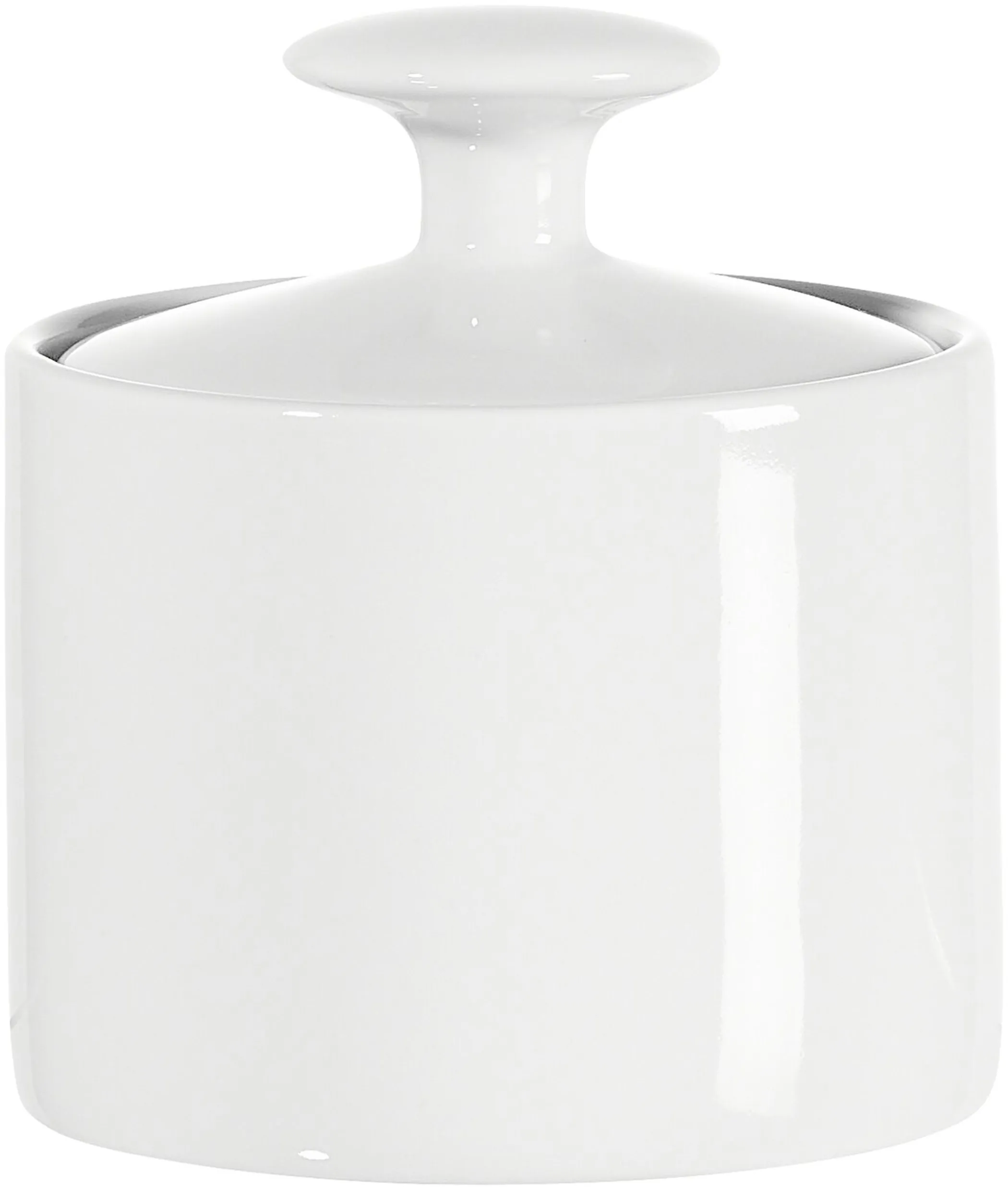 Bianco Zuckerdose H 7 x Ø 8 cm weiß Porzellan
