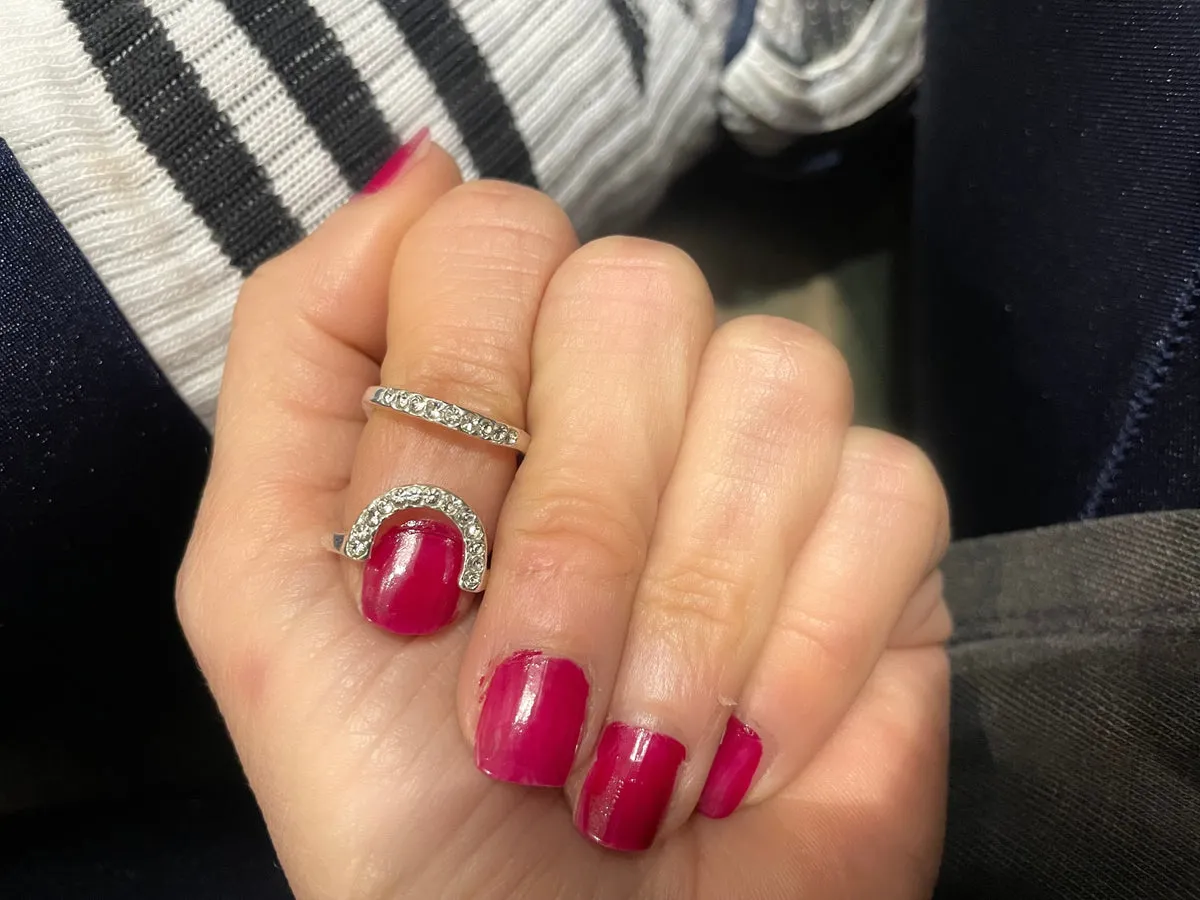 Anello Melory per unghia crystal due varianti colore