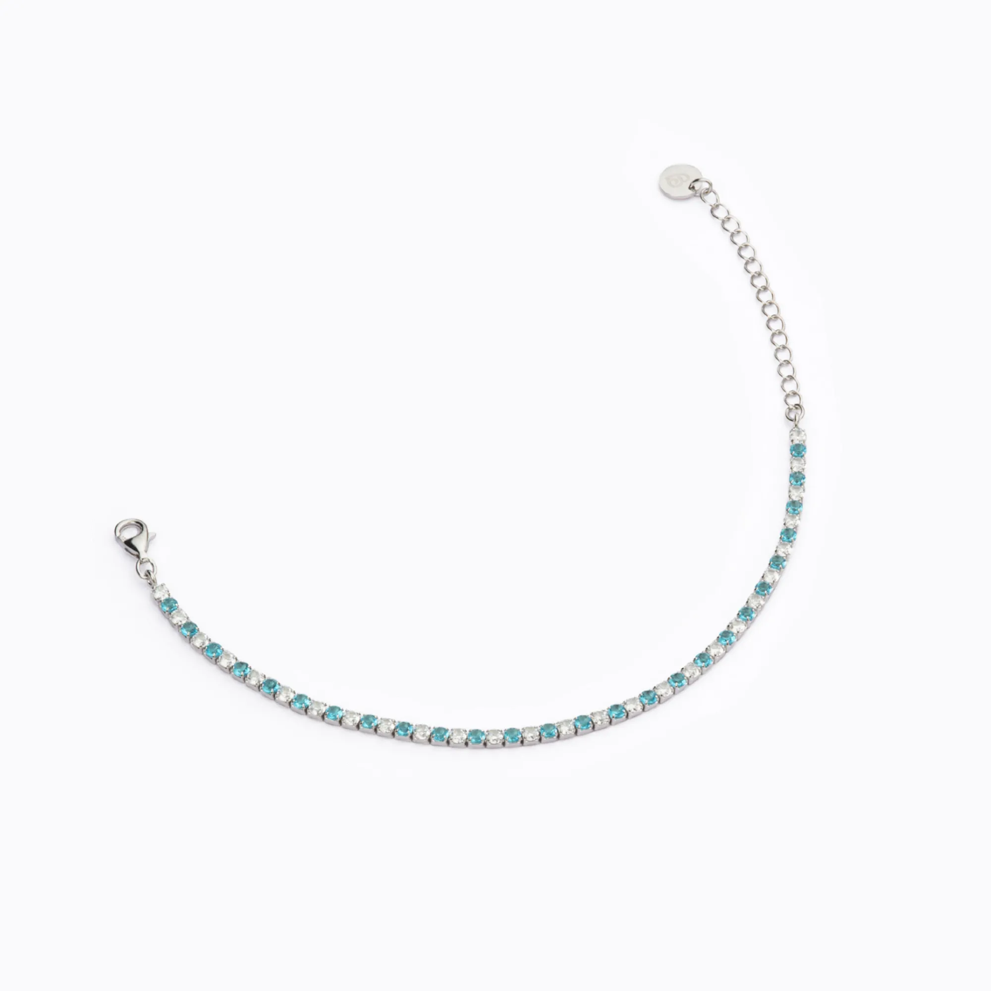 Tennis Clear-Acqua argento 925 BARBIERI