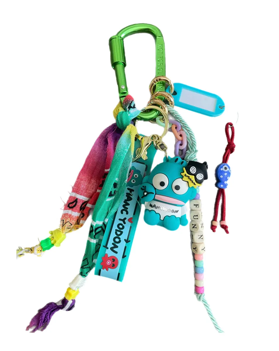 Punk tour Bag Keychain charms per borsa e portachiavi hangyodon