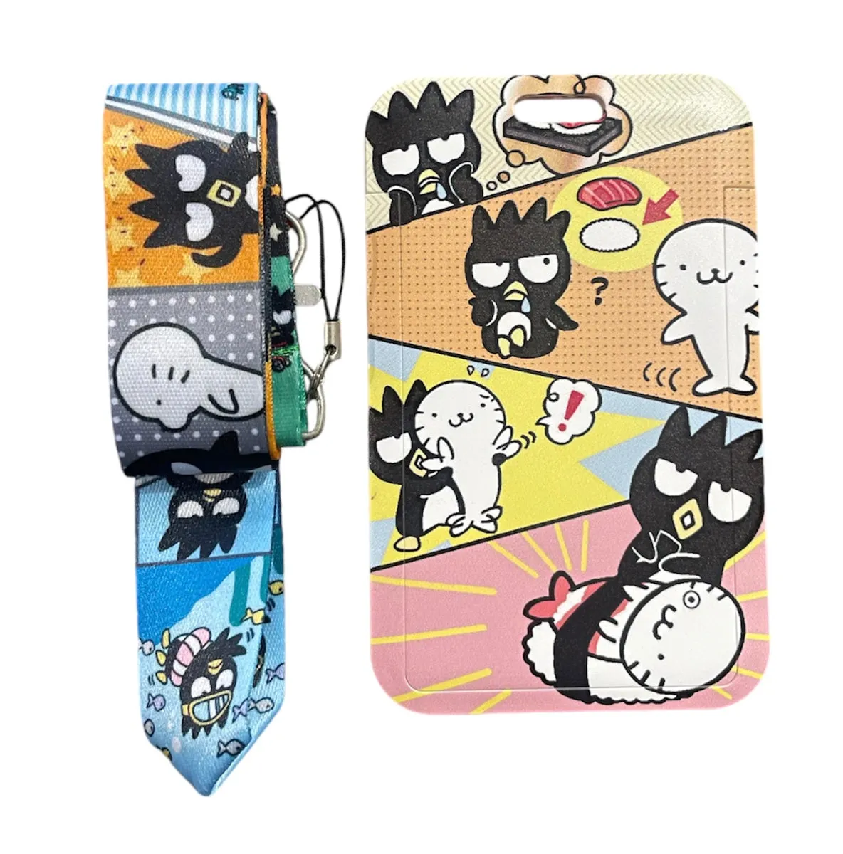 Portabadge portacarte portafoto badtz maru colors