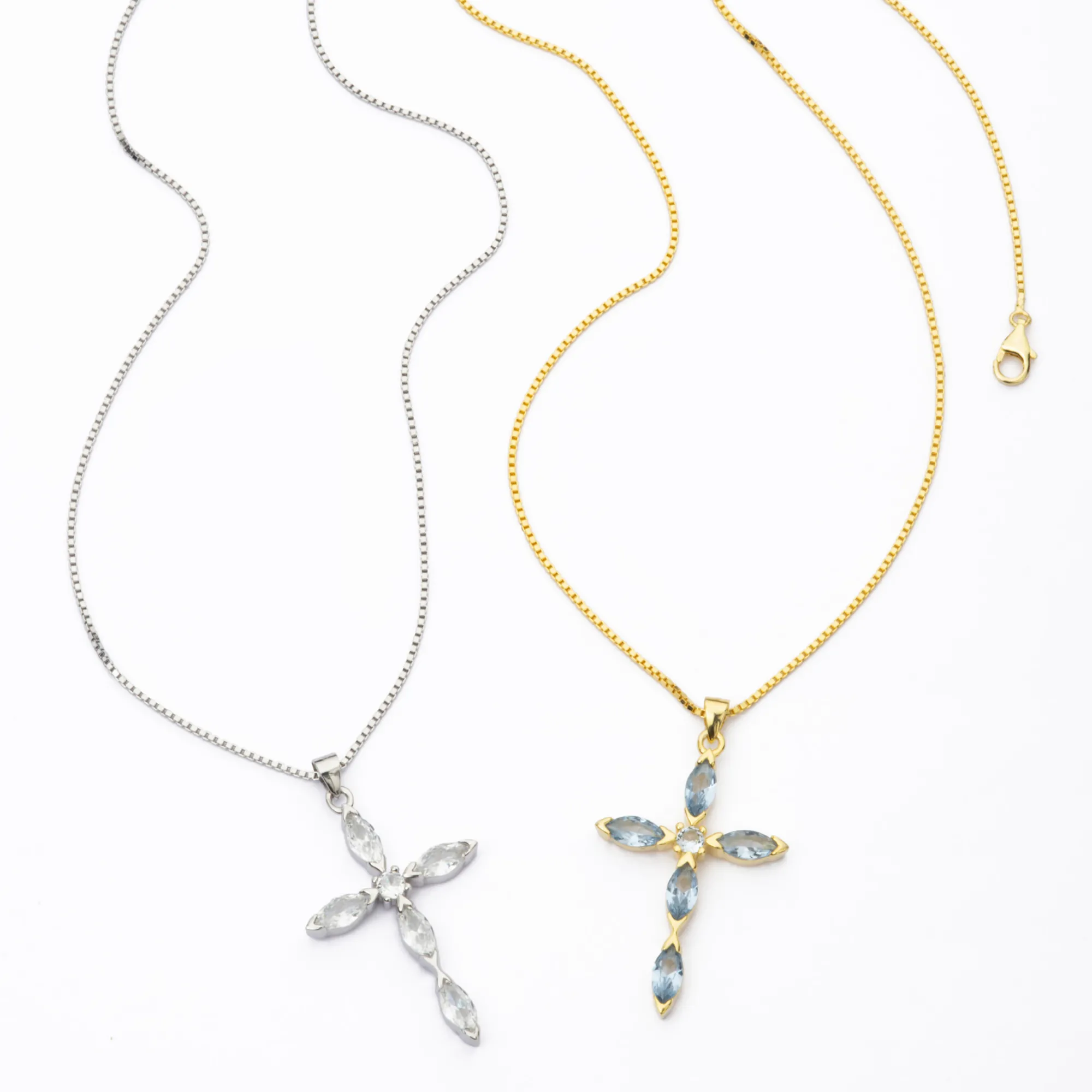 Collana croce argento 925 BARBIERI