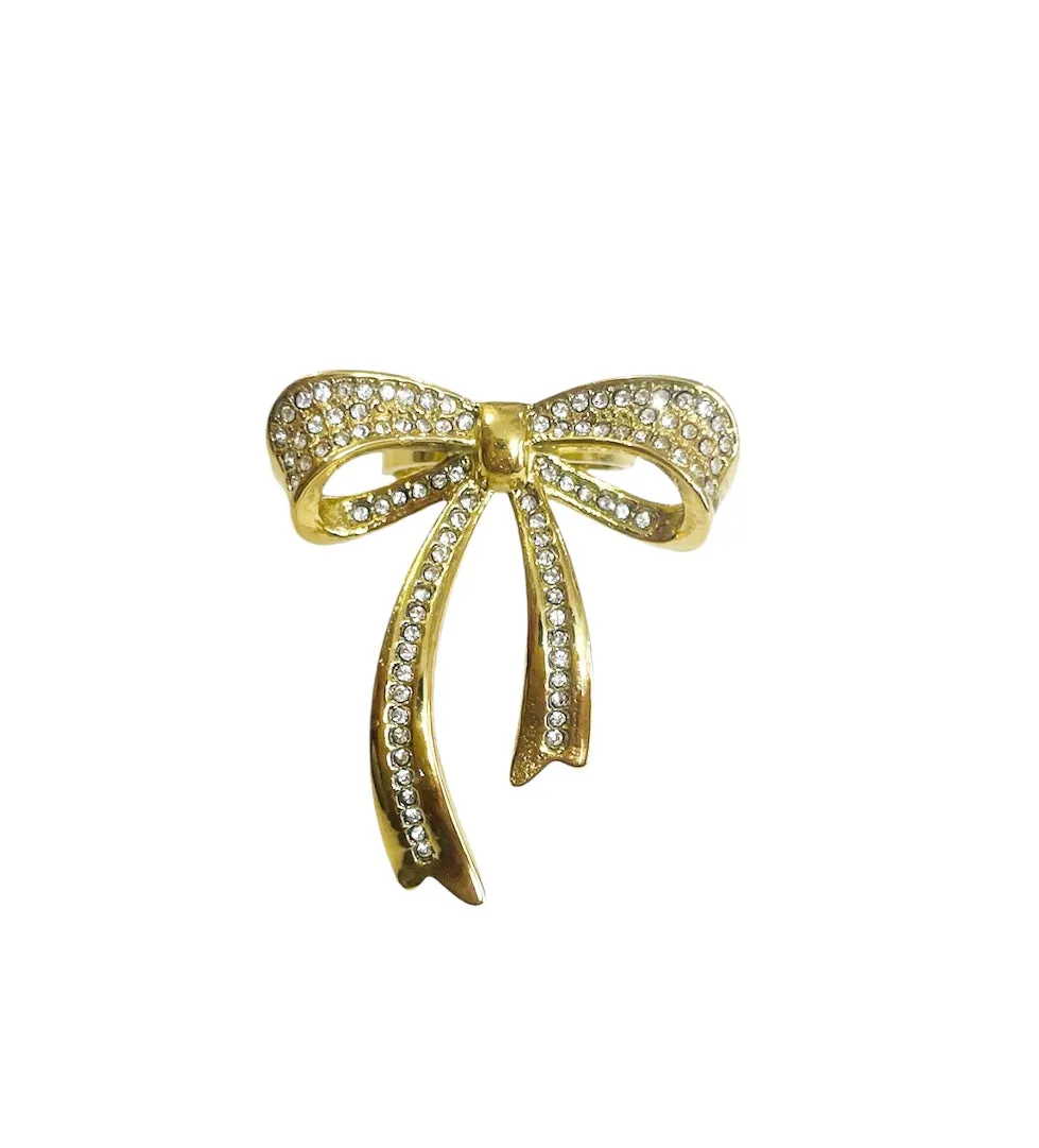 Anello Los Angeles fiocco crystal due varianti colore