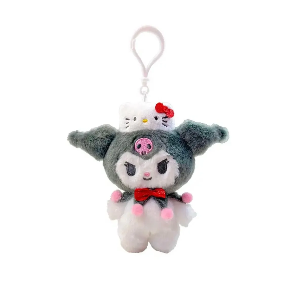 Portachiavi e applique borsa Pimp your Bag kuromi  Hallo kitty in peluche 50 esimo