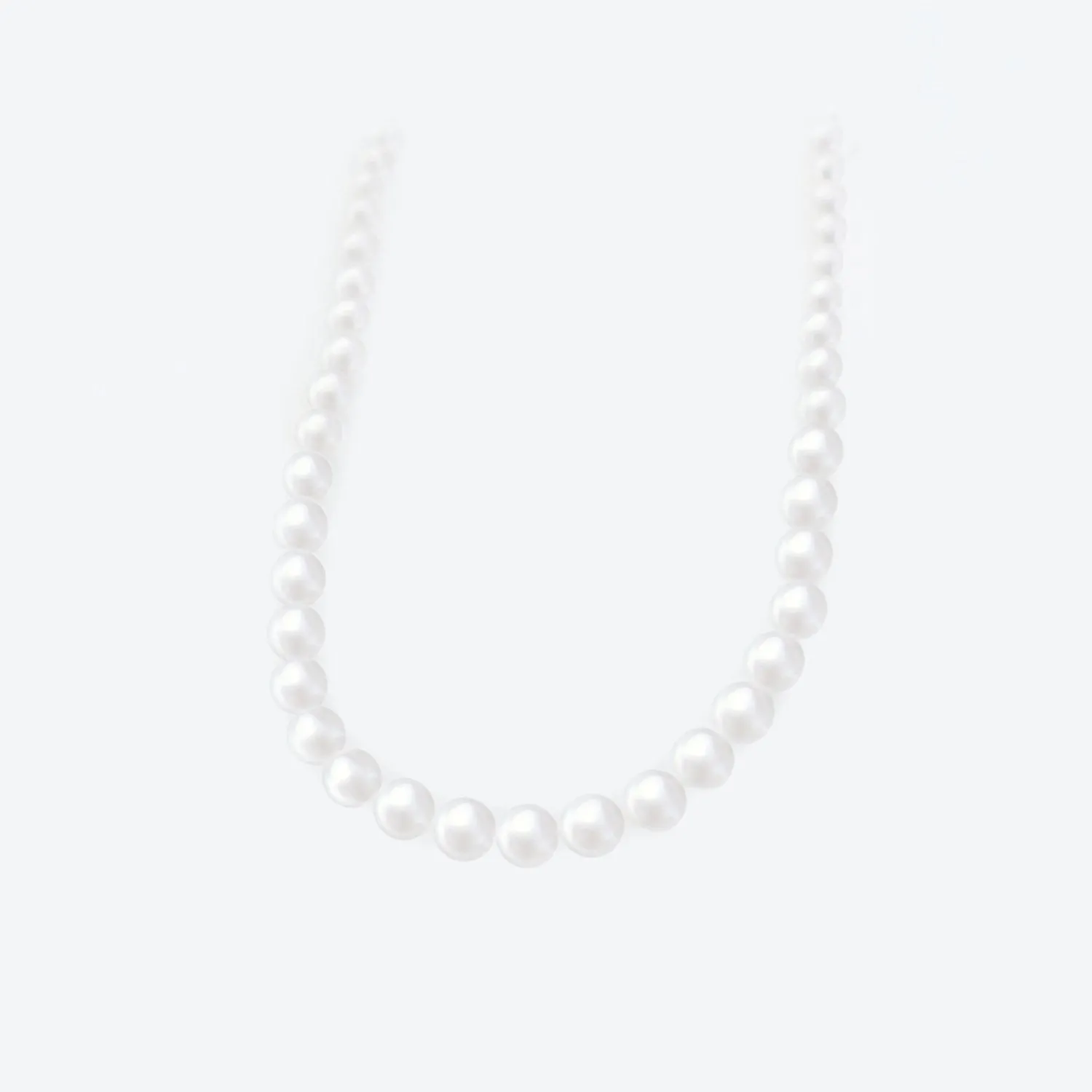 COLLANA girocollo di perle - 5mm