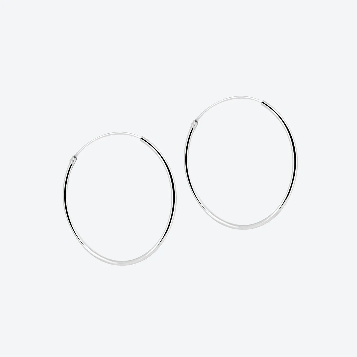 ORECCHINI a cerchio - argento 30mm