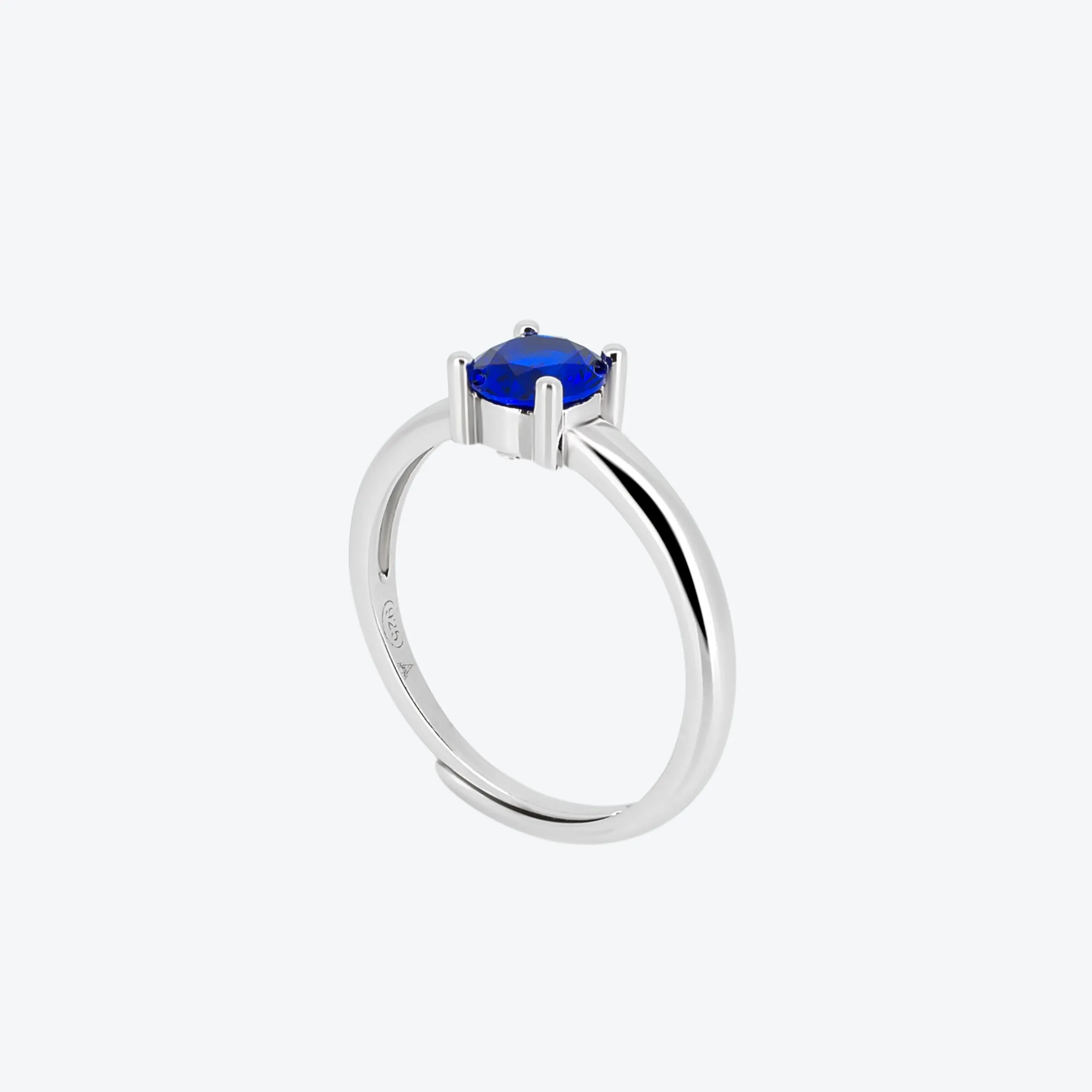 ANELLO solitario - blu