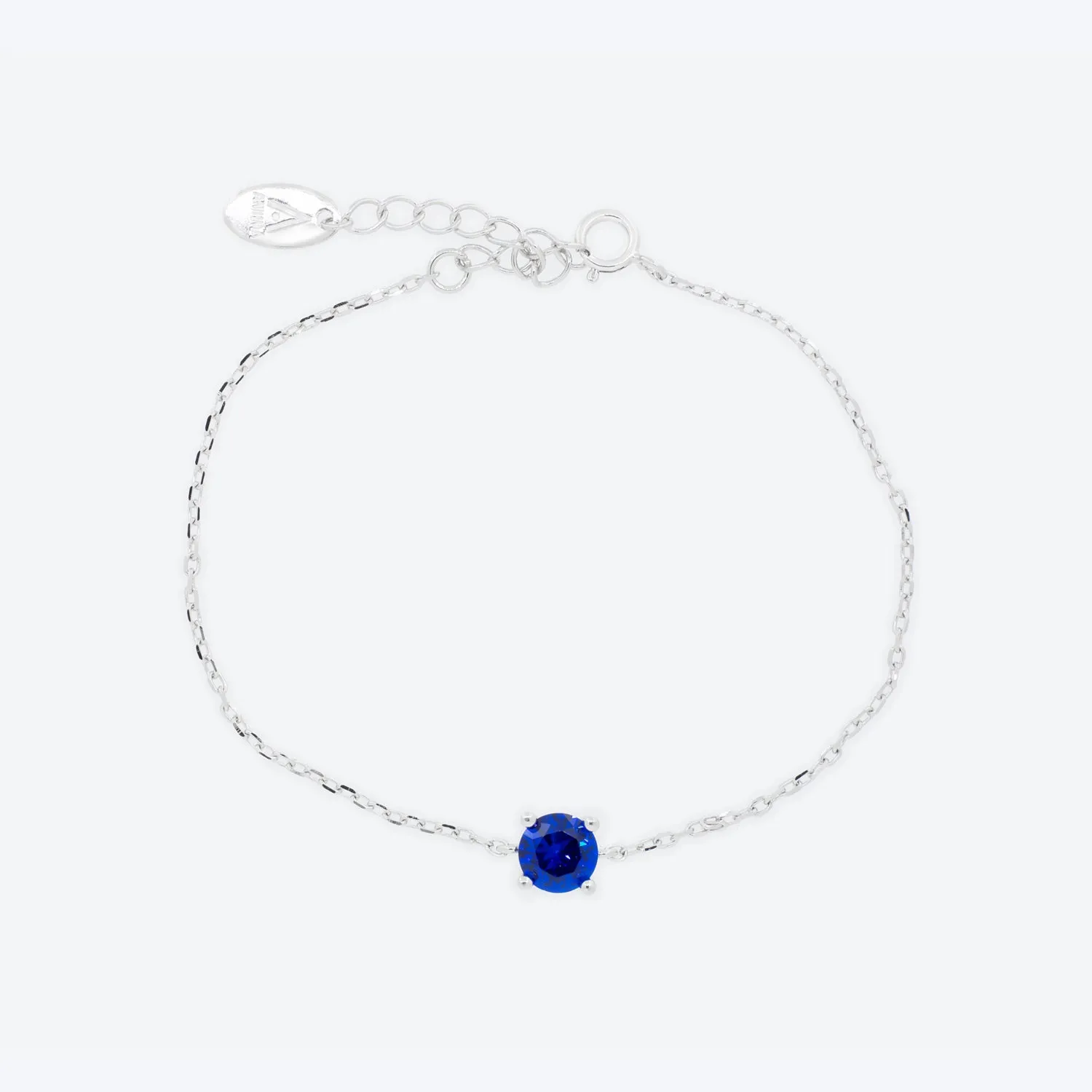BRACCIALE con zircone blu