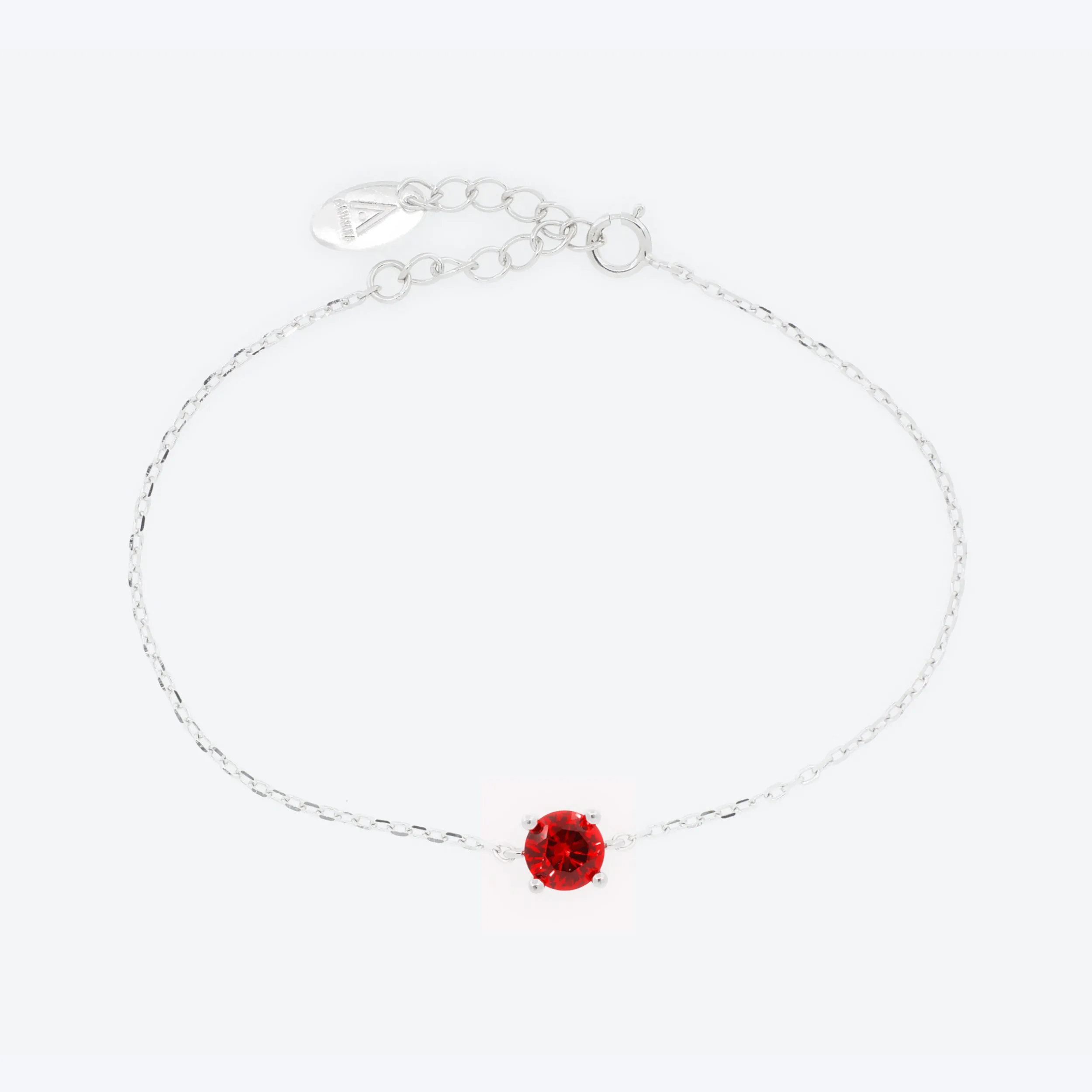 BRACCIALE con zircone rosso