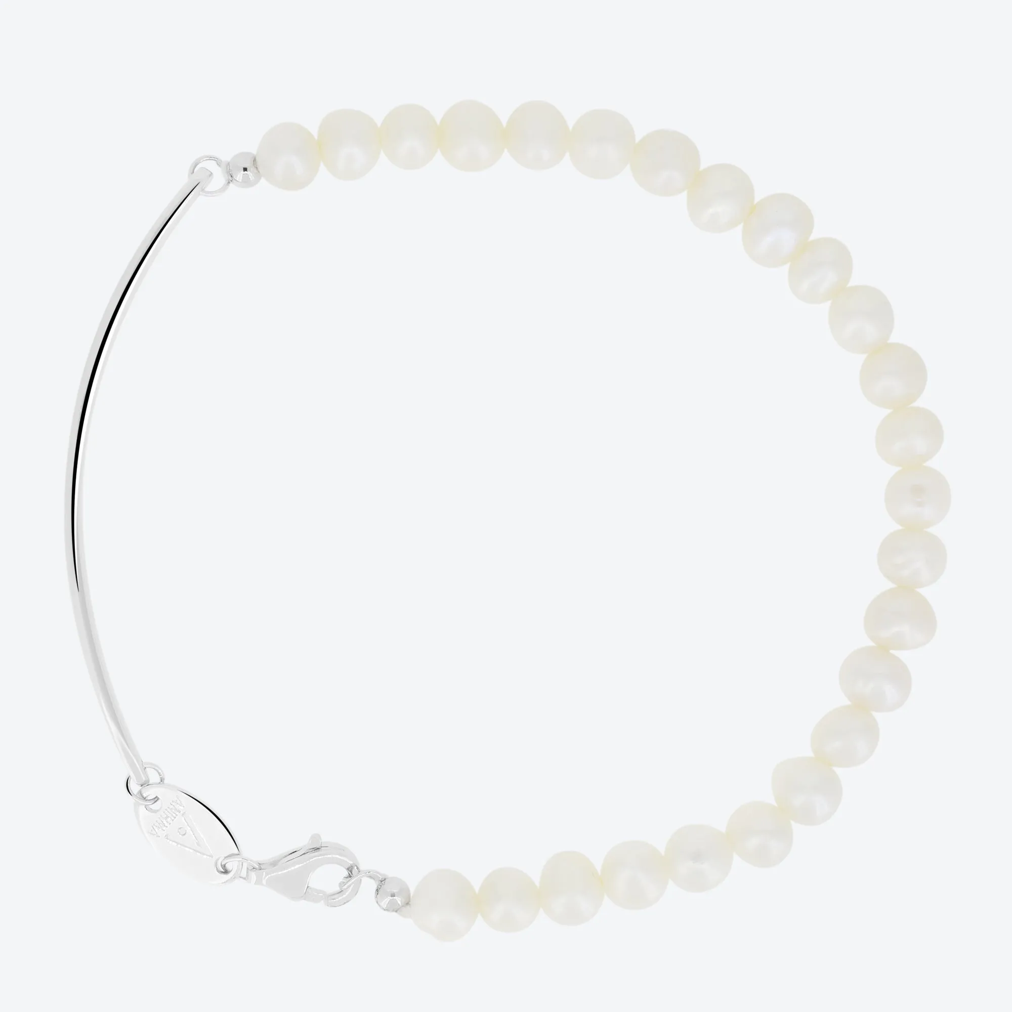 Bracciale con barretta e perle