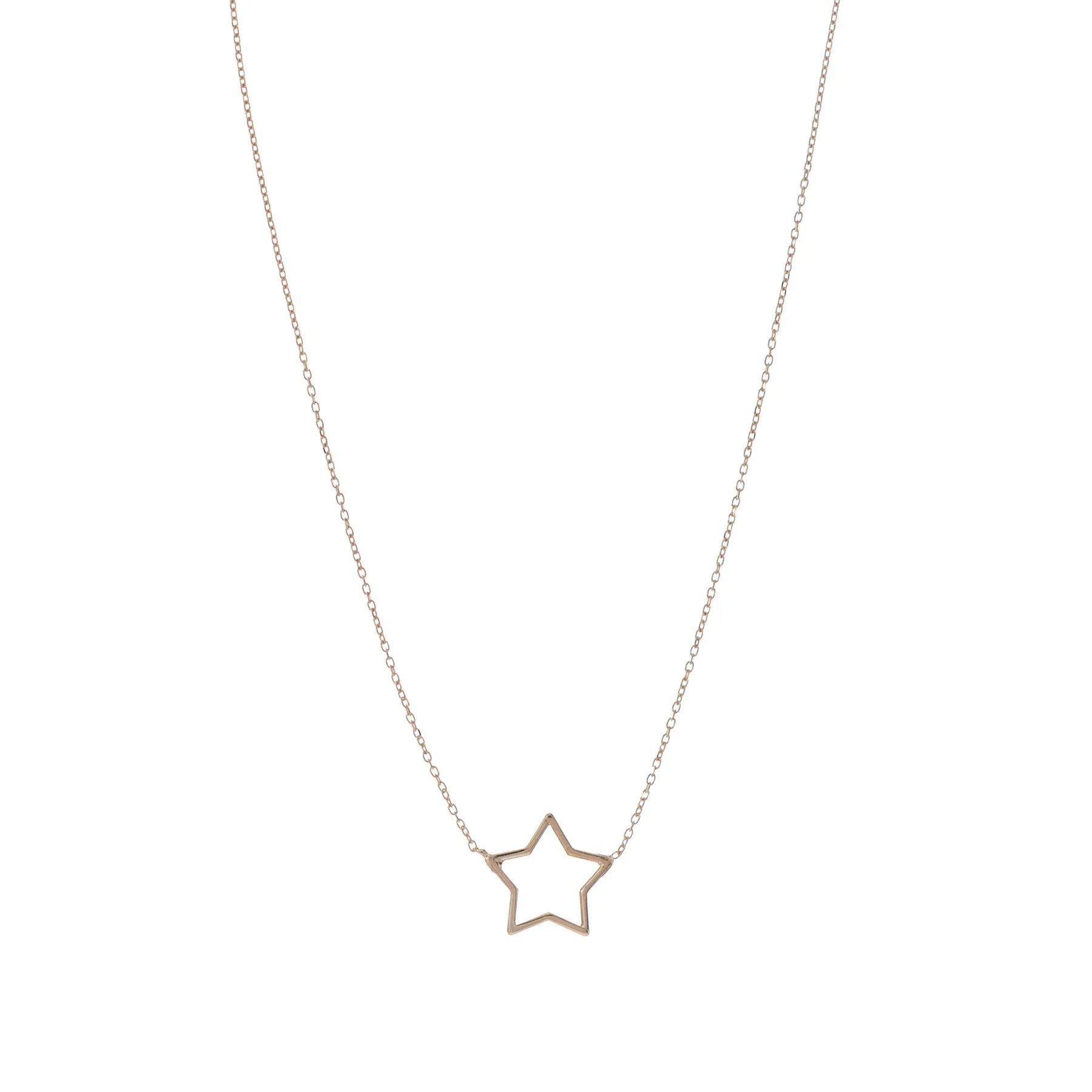 Buy necklace plated gold | Minimal Star