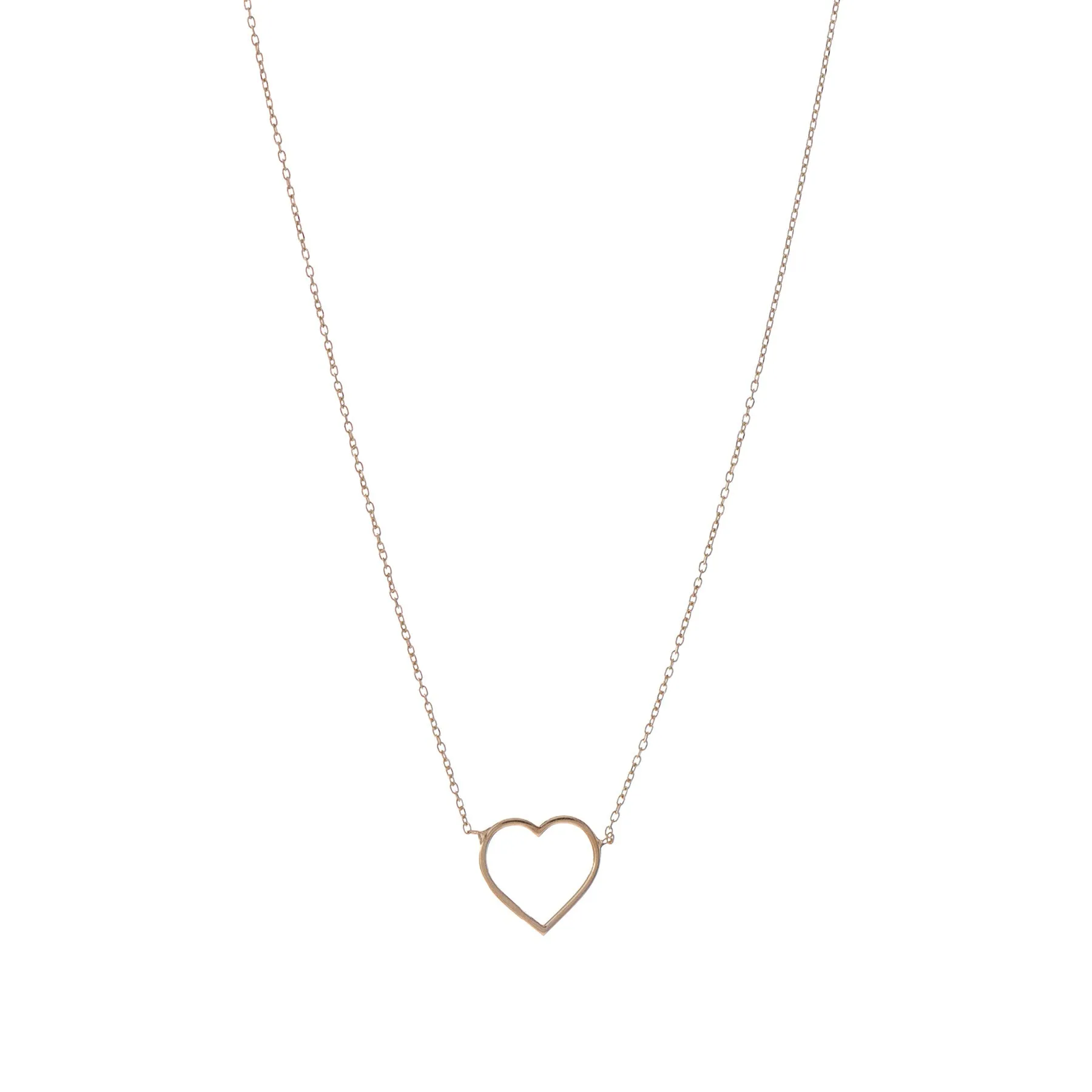 Buy necklace plated gold | Minimal Heart