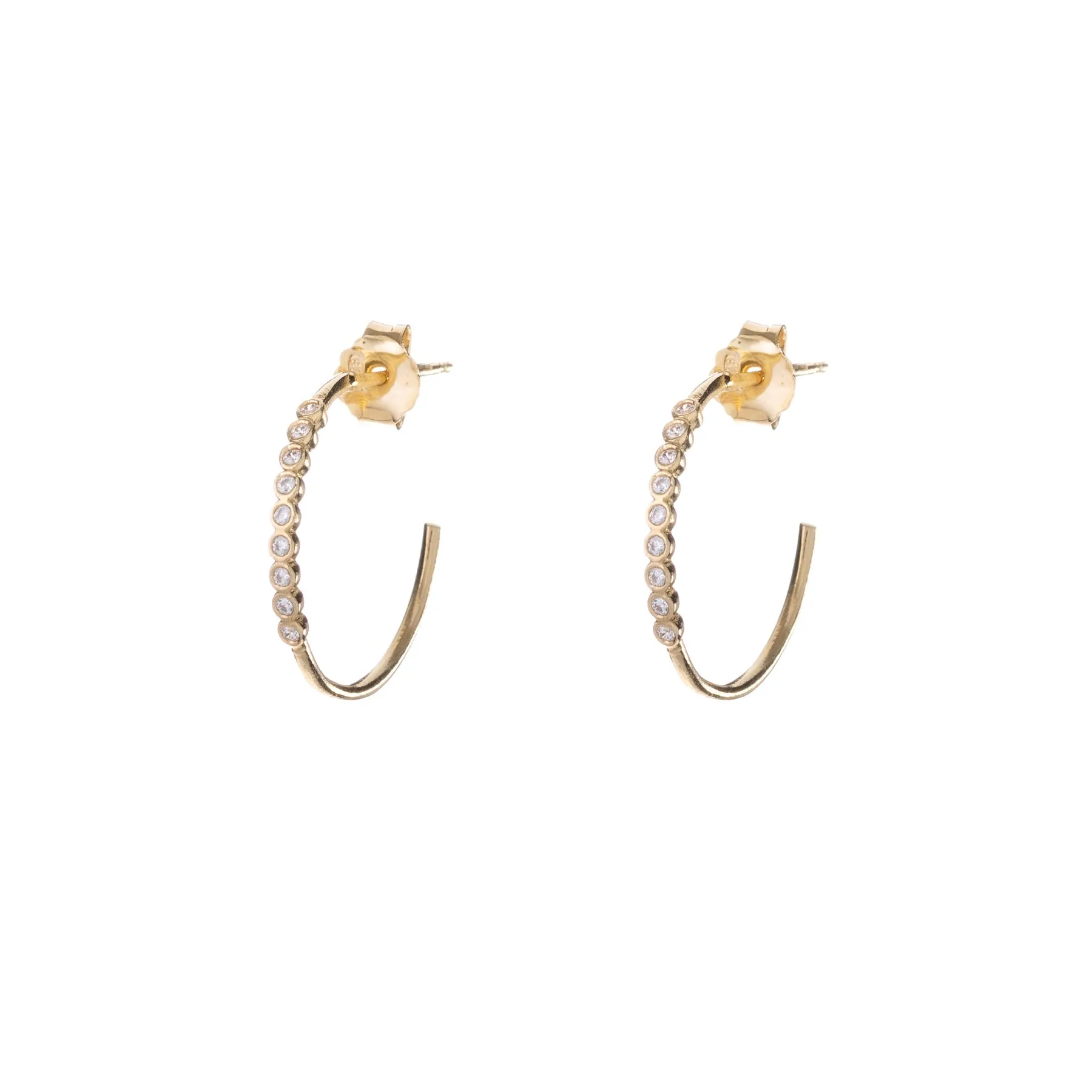 Buy earrings plated gold | Bright Line