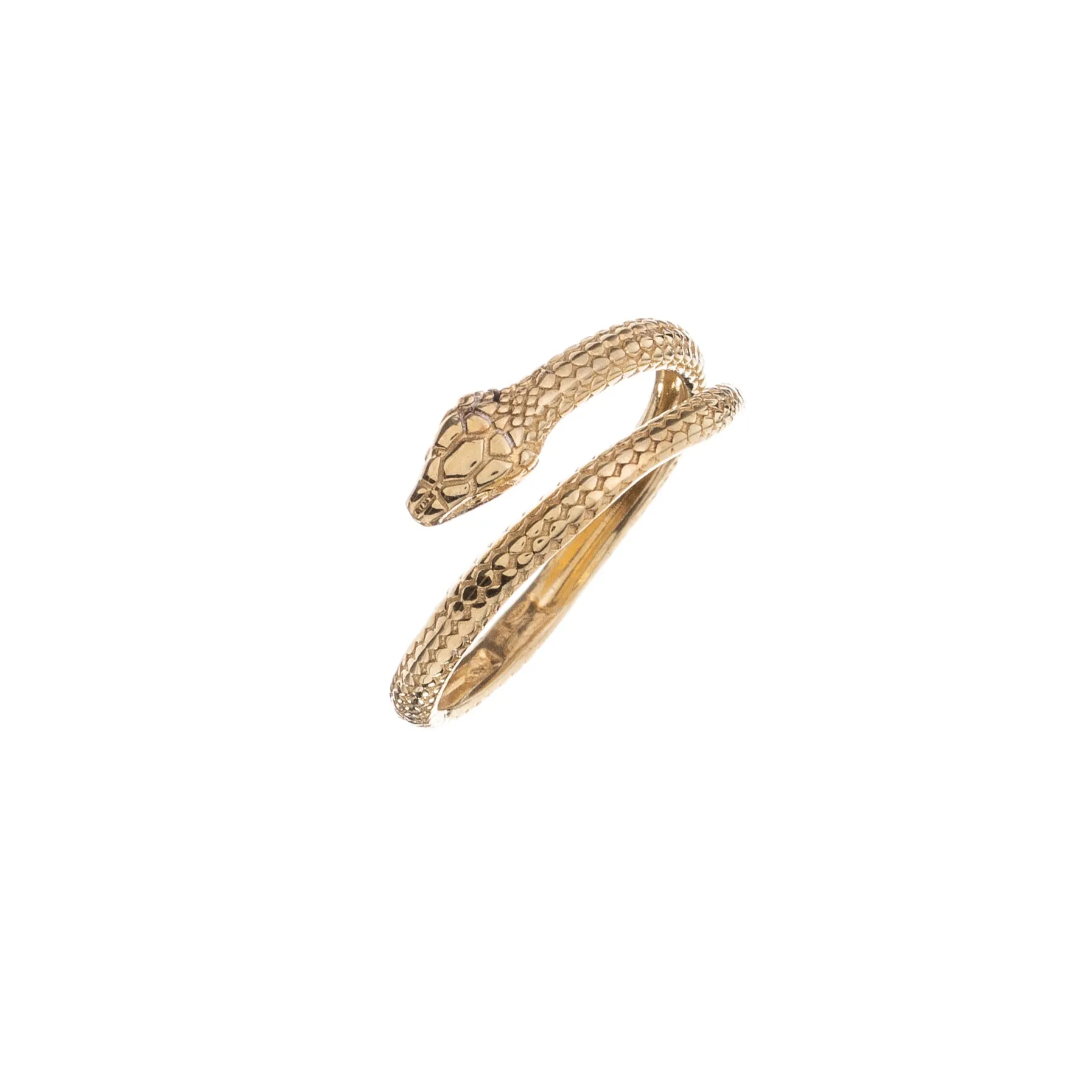 Buy ring plated gold | Snake
