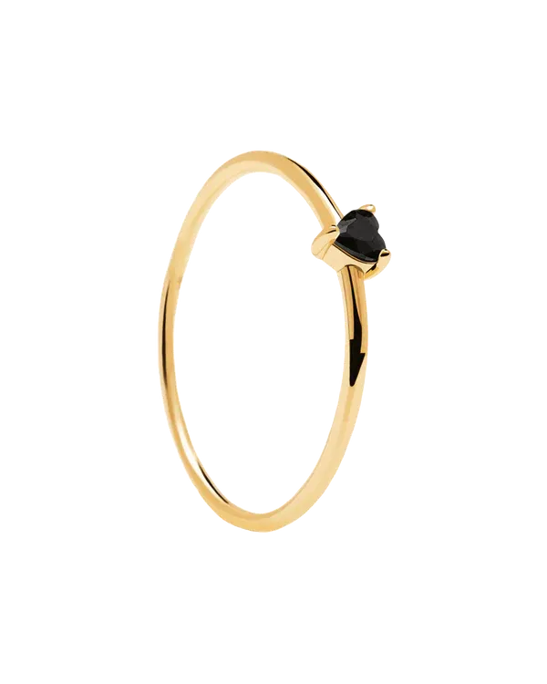 ANELLO BLACK HEART