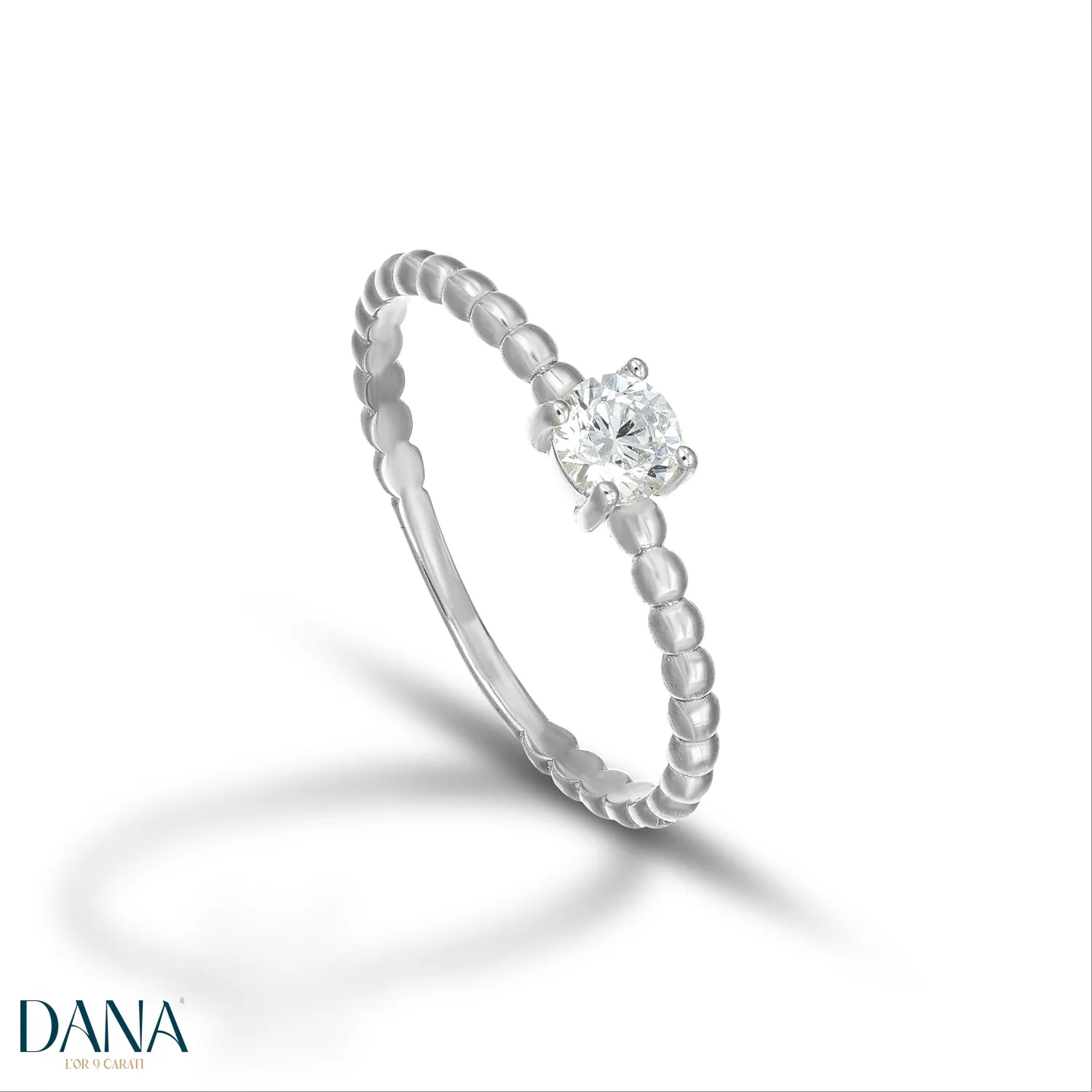 Anello solitario oro 9 carati DANA L'OR 9 CARATI