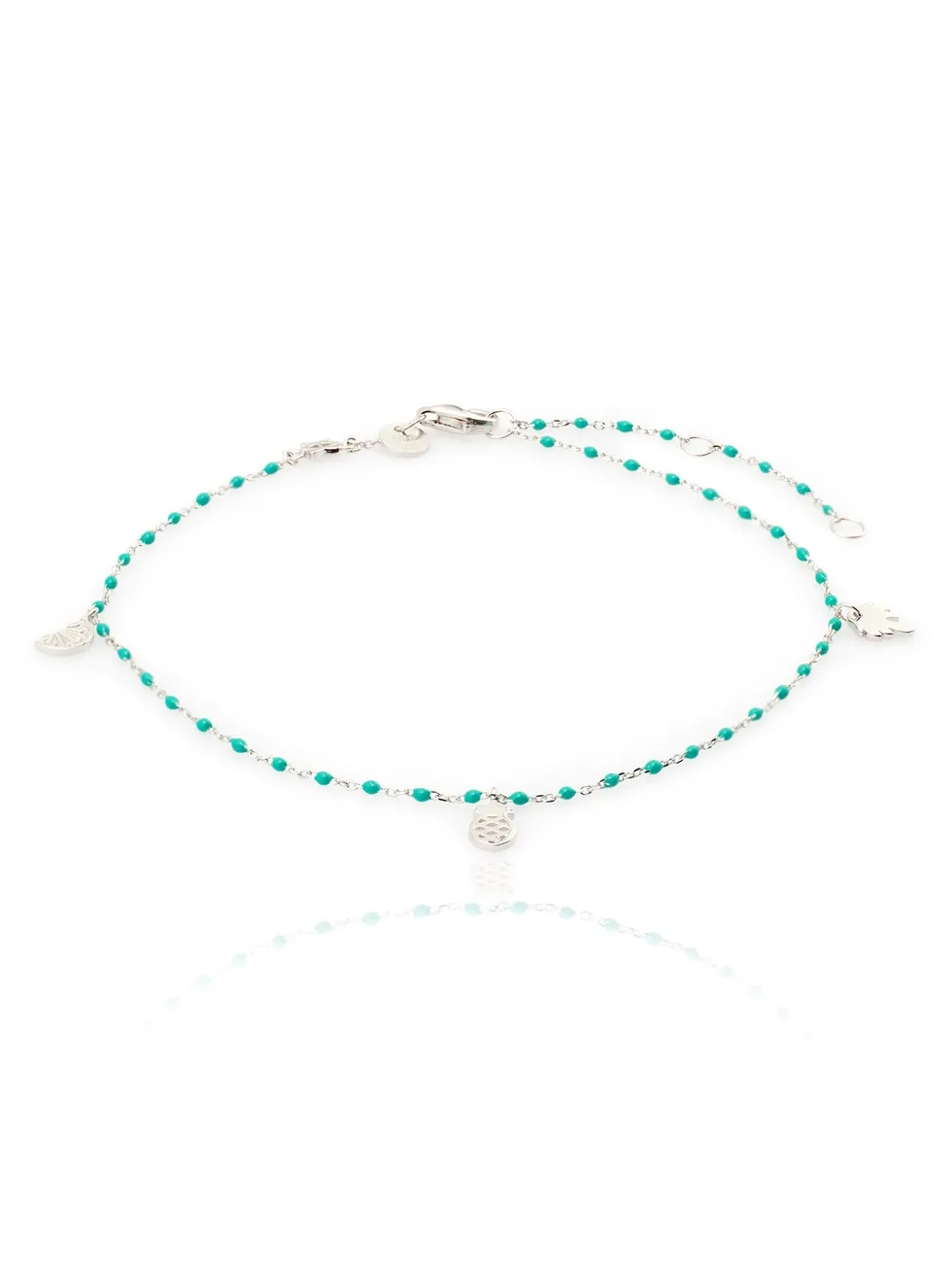 Tobillera BLUE plata