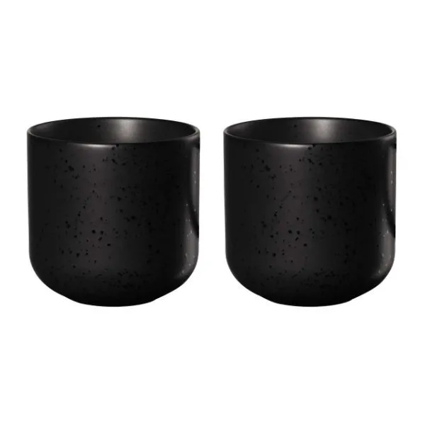 Asa Teebecher Kuro Schwarz (Groß) (2-teilig)