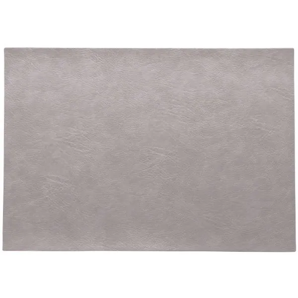 Asa Tischset Lederoptik Silver Cloud