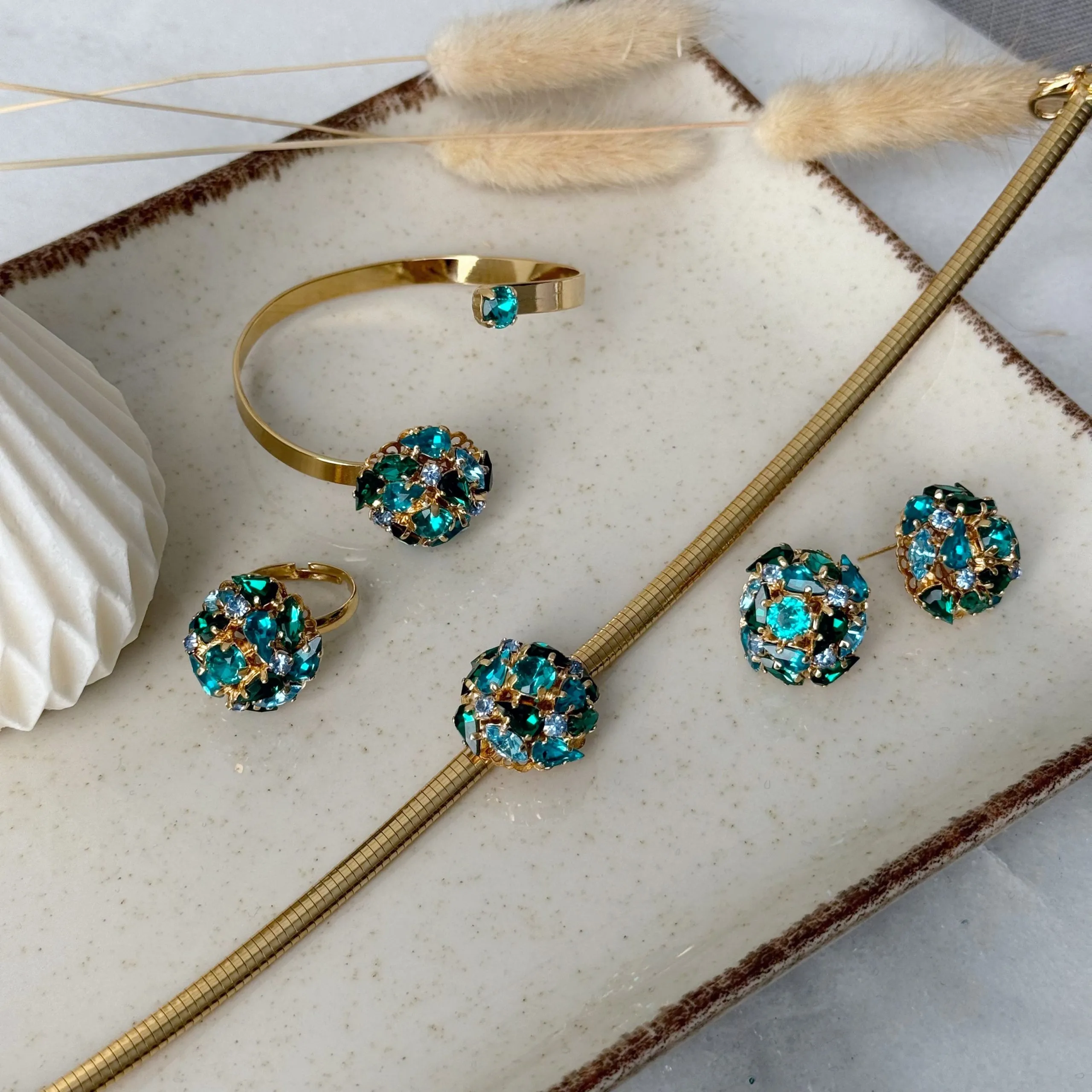 Parure modello Ortensia