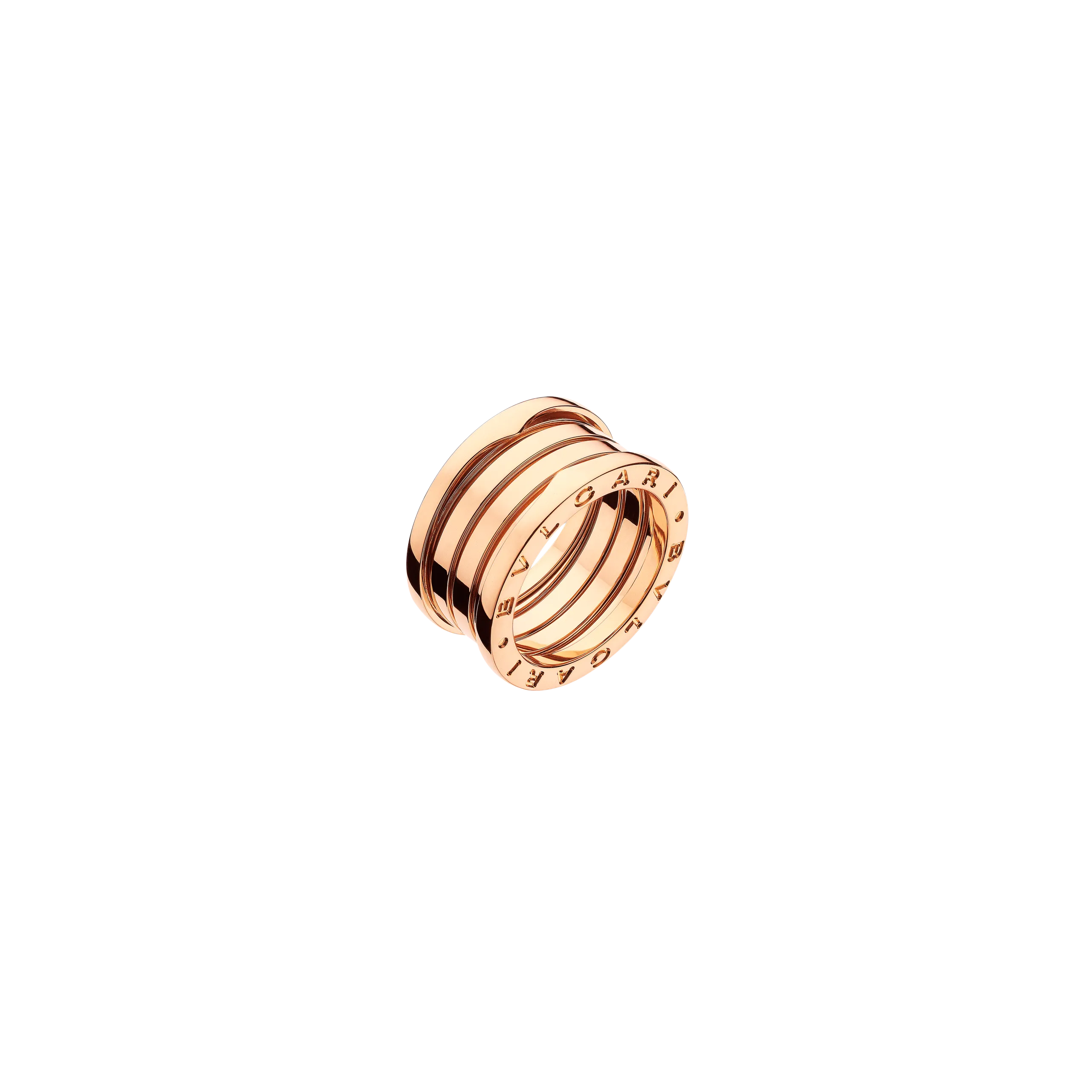 ANELLO B.ZERO1 A QUATTRO FASCE IN ORO ROSA - AN856732 - AN856732