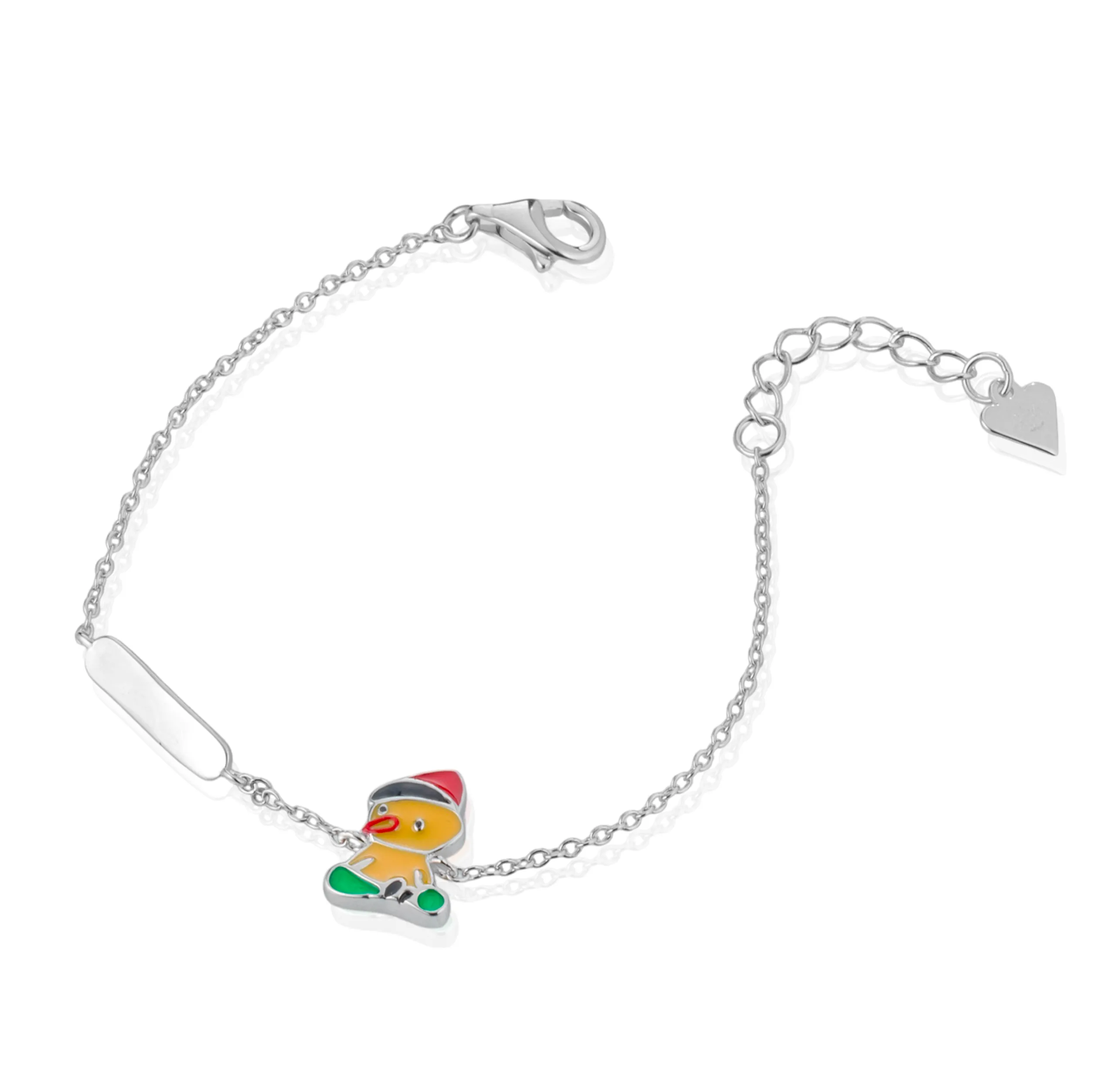 Bracciale baby targa con pinocchio