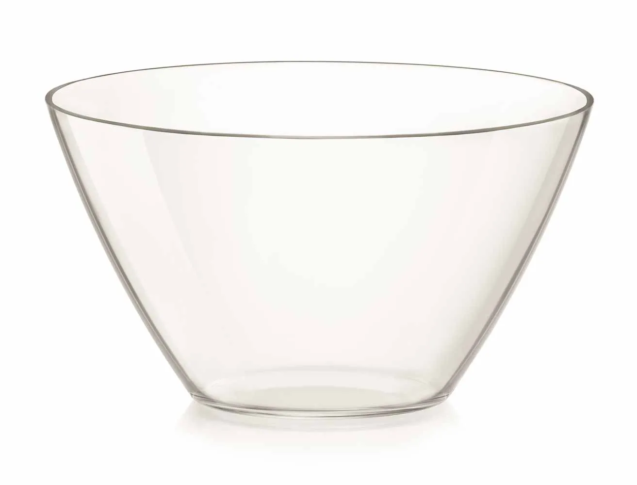 Bormioli Rocco Salatschale Basic 26cm – Glas Rund, Spülmaschinenfest