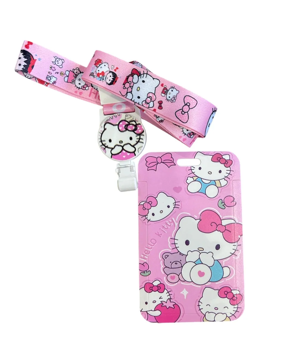 Portabadge portacarte portafoto hallo kitty