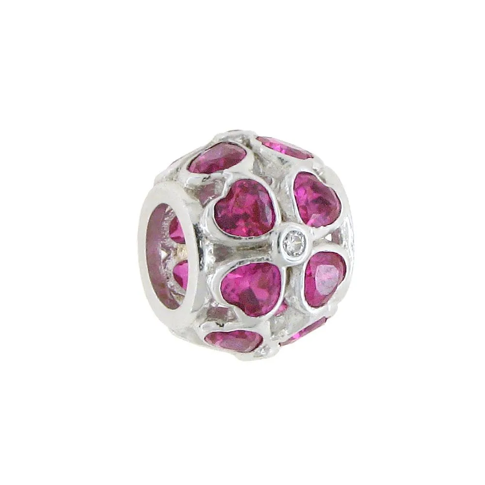 Charm Cuori in Fiore