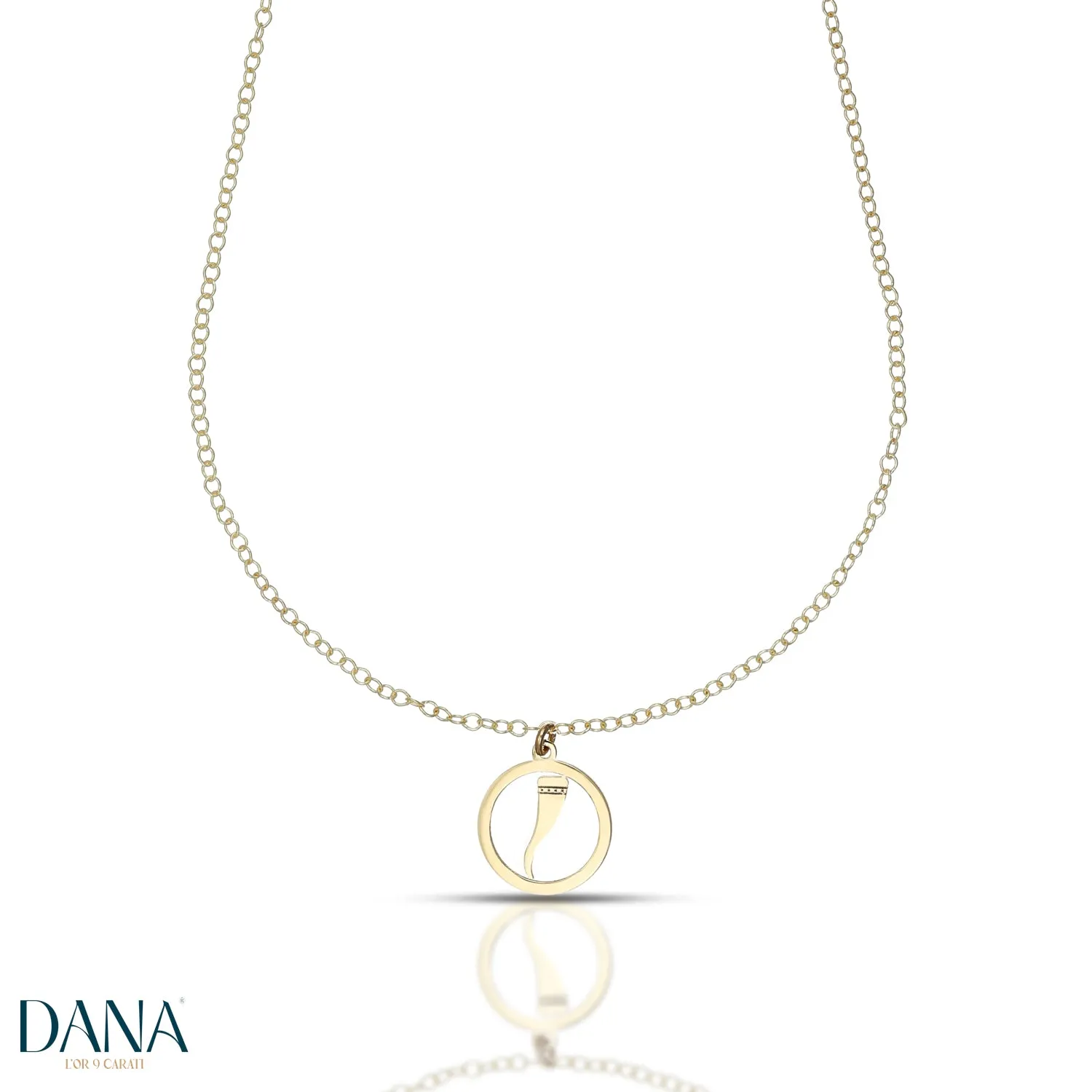 Collana quadrifoglio oro 9 carati DANA L'OR 9 CARATI