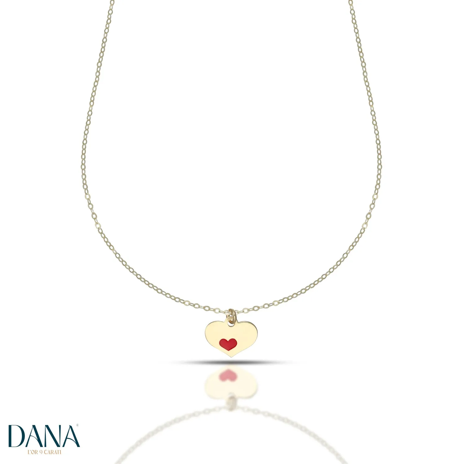 Collana cuore oro 9 carati DANA L'OR 9 CARATI