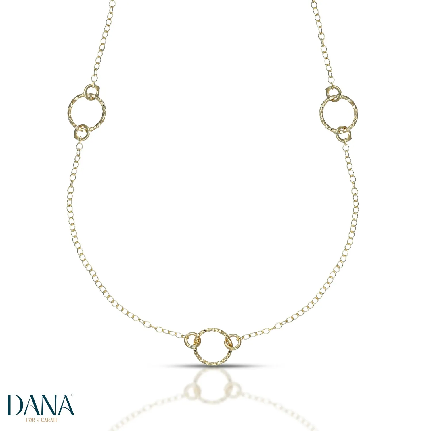 Collana anelli oro 9 carati DANA L'OR 9 CARATI