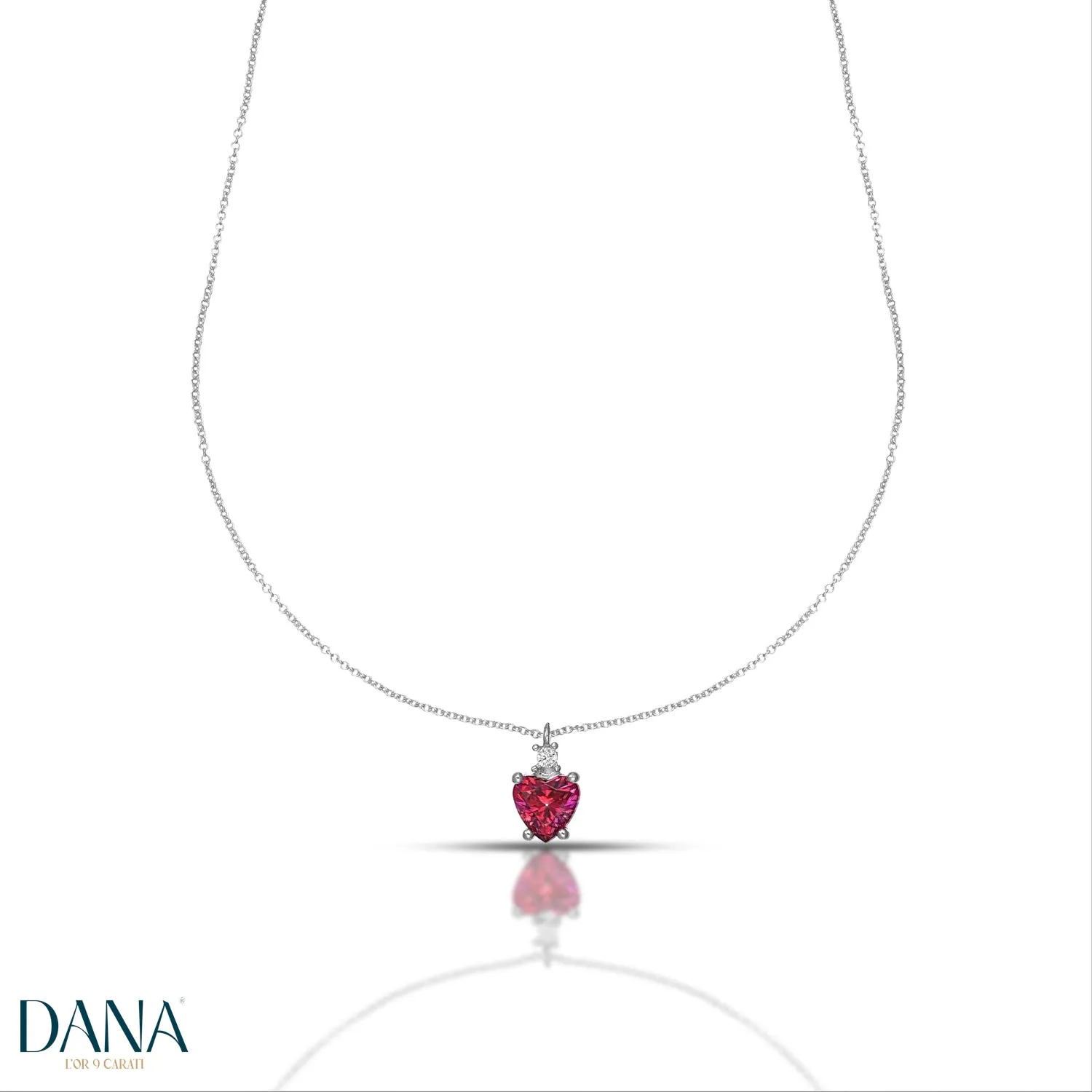 Collana oro bianco 9 carati DANA L'OR 9 CARATI