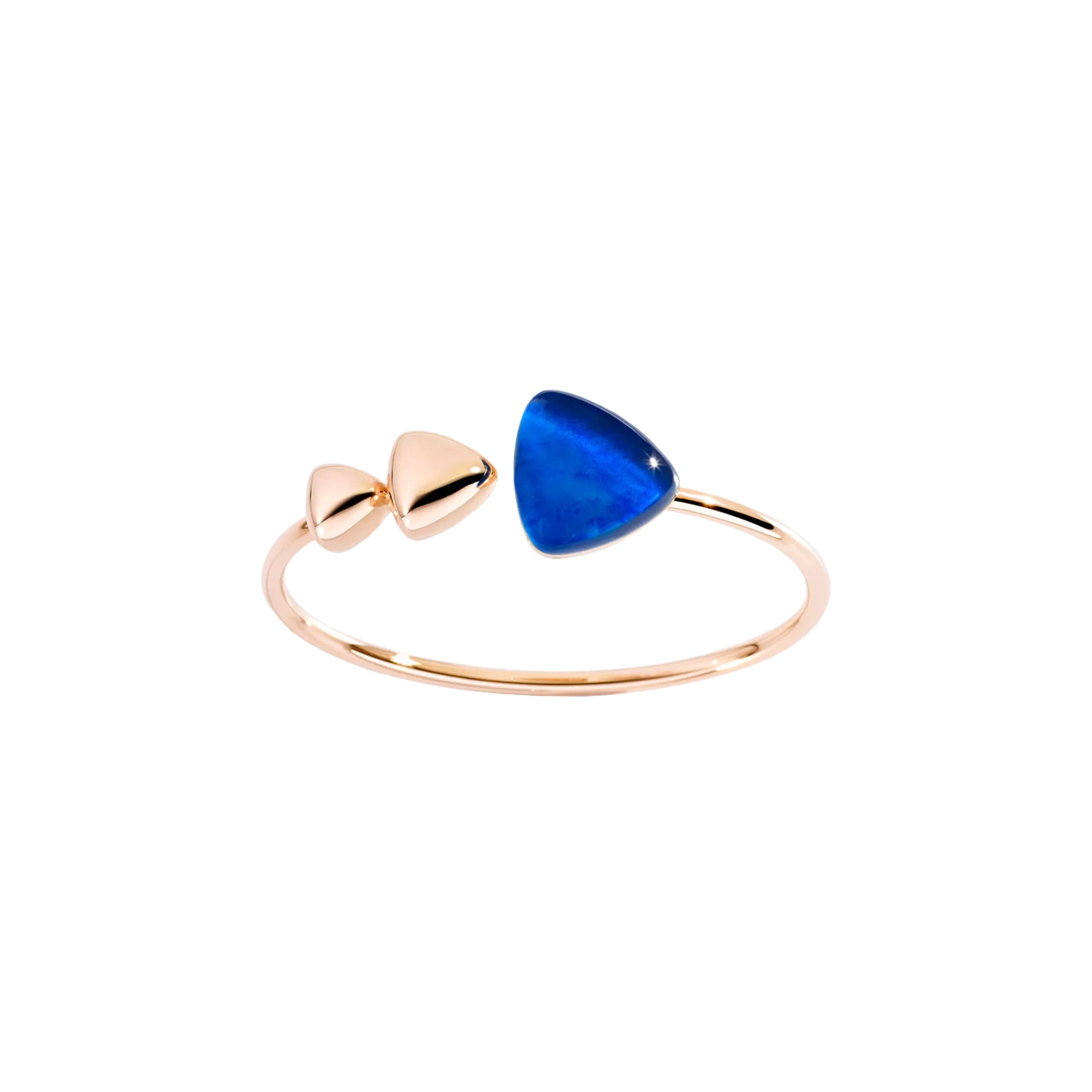 BRACCIALE FRECCIA IN ORO ROSA, LAPIS E CRISTALLO DI ROCCA - 0N1601BR274