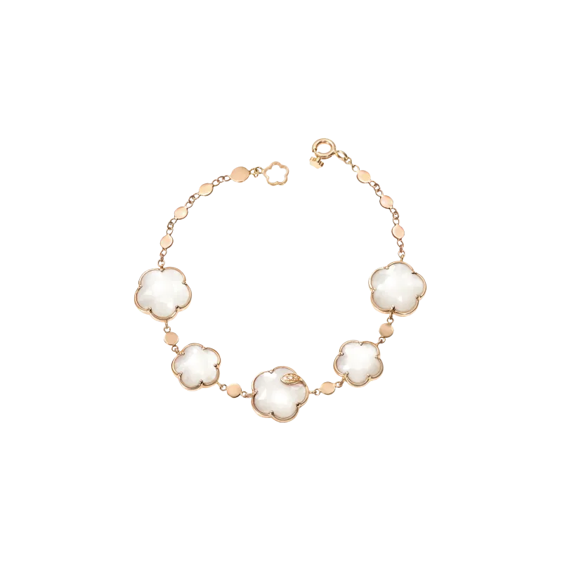 BRACCIALE TON JOLI LUNAIRE IN ORO ROSA CON GEMME PERLA DI LUNA E DIAMANTI - 16679R