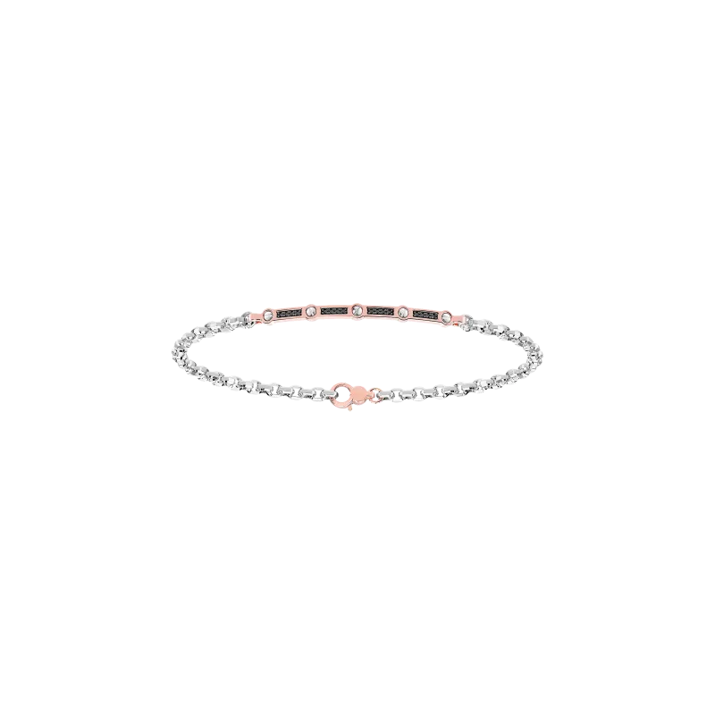 BRACCIALE ZANCAN IN ORO 18KT E DIAMANTI - UB002BR