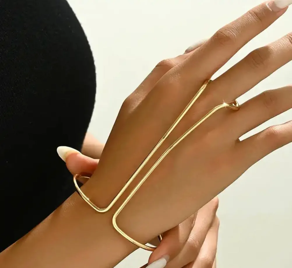 Alia bracciale e anello unito