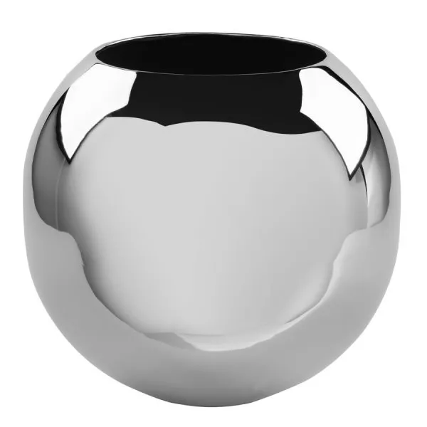 Fink Vase Moon Vernickelt Silber (25cm)