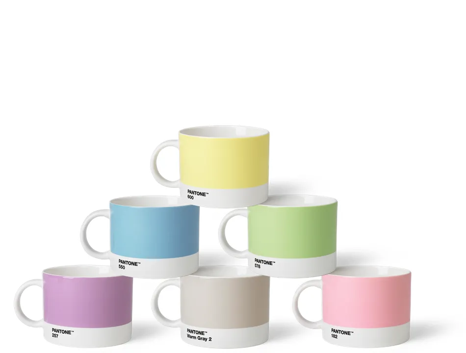 Pantone Porzellan-Teebecher-Set 2