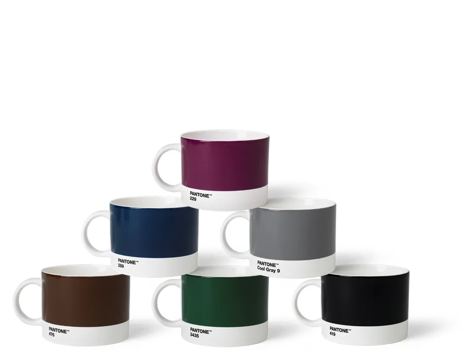 Pantone Porzellan-Teebecher-Set 3